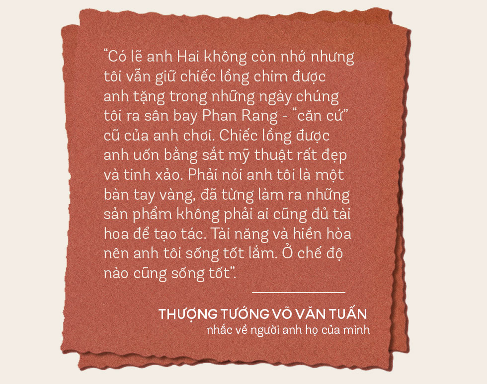 Anh Hai của Thượng tướng Võ Văn Tuấn: Nếu chiến tranh không kết thúc, tôi và ba tôi, em tôi có thể phải gặp nhau ở hai đầu họng súng - Ảnh 9.