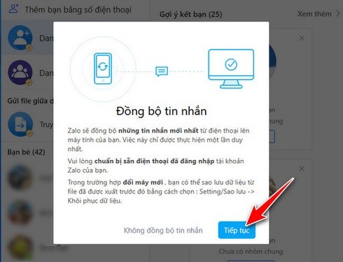 Hướng dẫn cách đồng bộ tin nhắn Zalo trên điện thoại và máy tính - Ảnh 4.