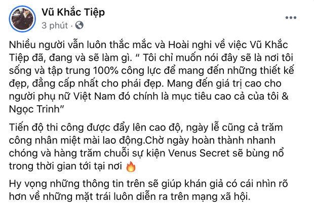 Vũ Khắc Tiệp chính thức lên tiếng khi bị tố mượn biệt thự 1800m2 để sống ảo: “Giờ khoe nhà, xe đơn thuần là kém sang” - Ảnh 2.