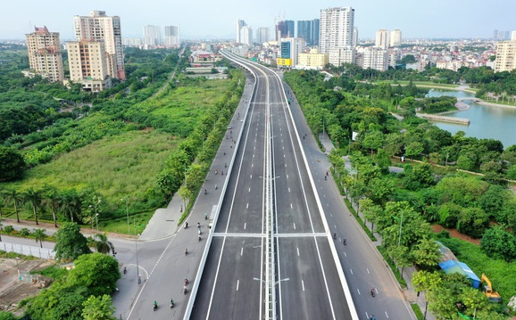 "Siêu dự án" đường trên cao dài nhất Việt Nam chạy qua Hà Nội, băng qua sông Hồng