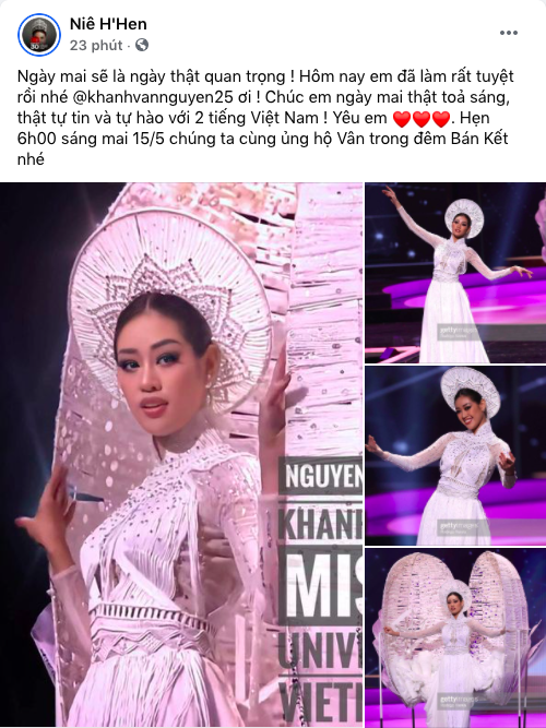 HHen Niê có động thái bất ngờ khi bị chê kém tinh tế với Khánh Vân tại Miss Universe - Ảnh 3. HHen Niê có động thái bất ngờ khi bị chê kém tinh tế với Khánh Vân tại Miss Universe - Ảnh 3.