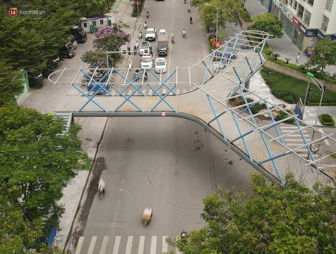 Ảnh: Chiêm ngưỡng cây cầu chữ Y độc nhất tại Hà Nội sắp đi vào vận hành - Ảnh 2.
