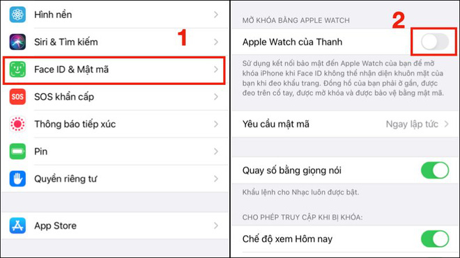 Cách mở khóa Face ID khi đeo khẩu trang trên iOS 14.5 - Ảnh 2.