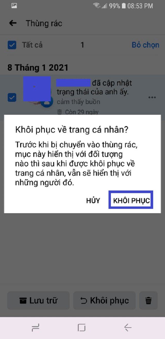 Mẹo khôi phục bài viết đã xóa trên Facebook siêu đơn giản - Ảnh 5.