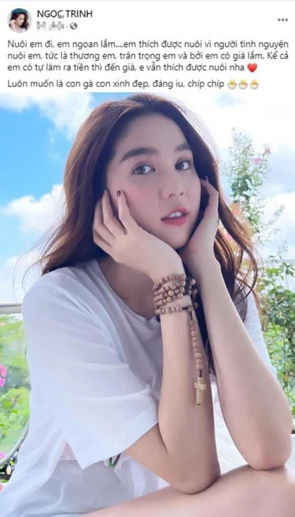 Ngọc Trinh: Nuôi em đi, em ngoan lắm, em thích được nuôi - Ảnh 1. Ngọc Trinh: Nuôi em đi, em ngoan lắm, em thích được nuôi - Ảnh 1.