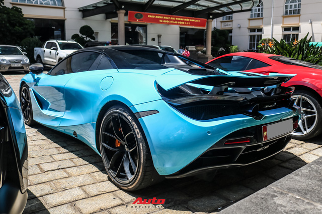 Cận cảnh ngoại thất mới đổi màu của McLaren 720S Spider thuộc sở hữu của dân chơi lan đột biến - Ảnh 5.