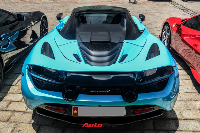 Cận cảnh ngoại thất mới đổi màu của McLaren 720S Spider thuộc sở hữu của dân chơi lan đột biến - Ảnh 6.