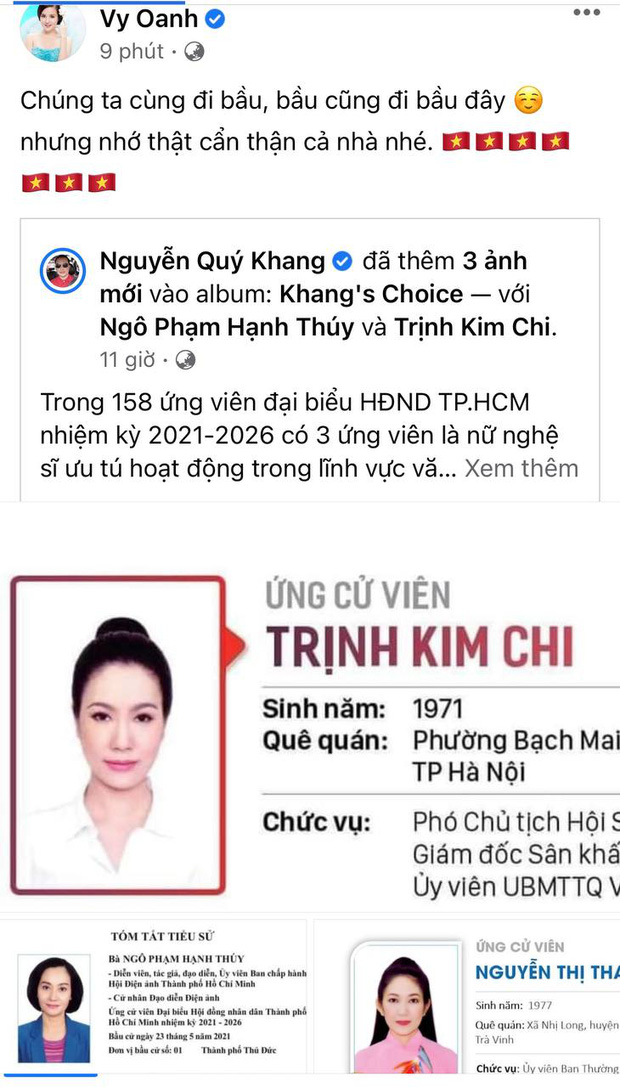 Sao Việt nô nức hưởng ứng ngày bầu cử - Ảnh 4.