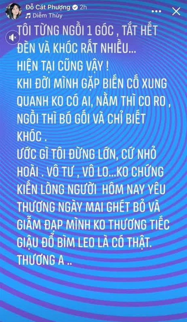 Cát Phượng bật khóc giữa đêm, có động thái đặc biệt hướng đến đàn anh khi NS Hoài Linh đang vướng lùm xùm? - Ảnh 1.