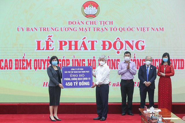 Vạn Thịnh Phát ủng hộ 450 tỷ, Sunny World, Vietcombank, Techcombank, TNG Holdings, MB, SCB, Khang Điền, TH True Milk... chung tay chống dịch - Ảnh 2.