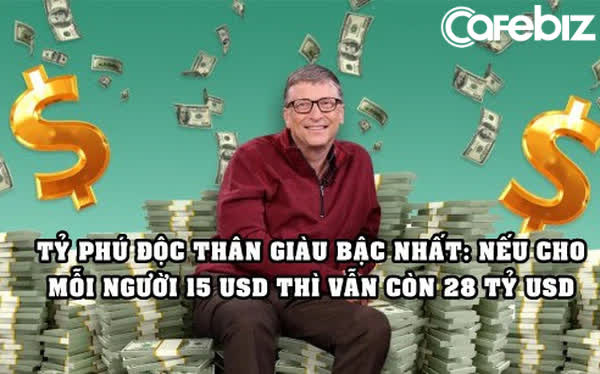 Tuổi 65 của Bill Gates: Độc thân nhiều tiền, nếu xài 1 triệu USD/ngày thì phải mất 400 năm mới tiêu hết tài sản - Ảnh 1. Tuổi 65 của Bill Gates: Độc thân nhiều tiền, nếu xài 1 triệu USD/ngày thì phải mất 400 năm mới tiêu hết tài sản - Ảnh 1.