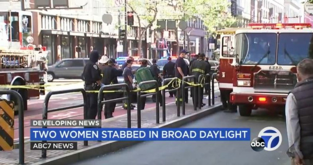 Hai phụ nữ gốc Á bị tấn công bằng dao tại San Francisco (Mỹ) - Ảnh 1.