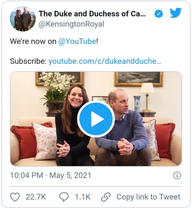 Vợ chồng Công nương Kate ra mắt kênh YouTube riêng, mở đầu clip giới thiệu bằng câu nói ám chỉ đến nhà Meghan - Ảnh 2.
