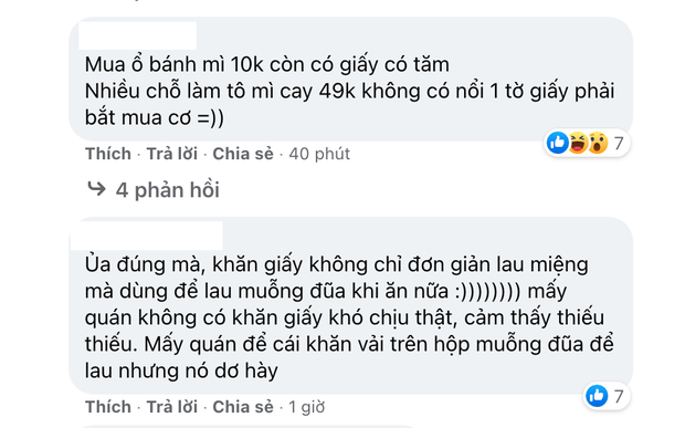 Netizen phản ứng trái chiều vì quan điểm: Quán ngon cỡ nào mà không free giấy ăn, người có tiền thì mới được lau miệng à? - Ảnh 3.