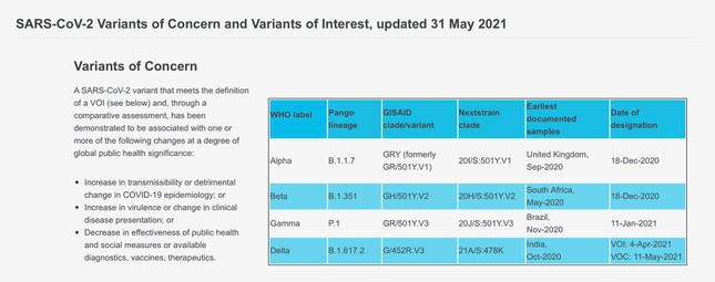 WHO đề nghị thay đổi cách gọi biến chủng Anh, Ấn Độ để tránh kì thị  - Ảnh 1.