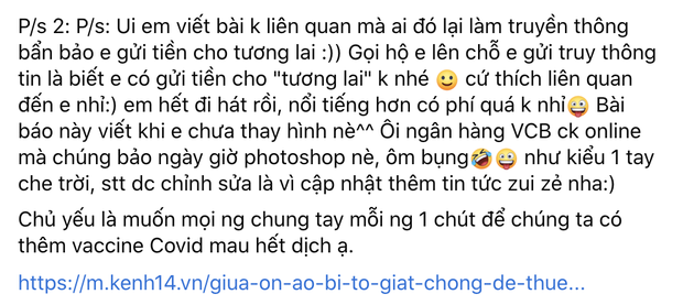 Tranh cãi nghi vấn Vy Oanh đăng ảnh sao kê từ thiện pha ke và còn chỉnh sửa nhiều lần, người trong cuộc phải lên tiếng ngay - Ảnh 7.