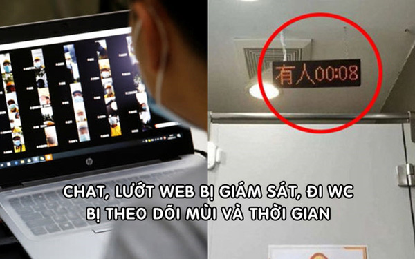 Nhân viên công nghệ Trung Quốc kiệt sức vì chat, duyệt web đều bị giám sát, đi WC lại bị theo dõi mùi và thời gian - Ảnh 1.