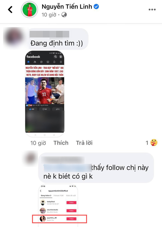 Hoá ra Tiến Linh đã nhập hội “chỉ follow mình em”, nữ chính không phải Hồng Loan mà là 1 mỹ nhân sexy đình đám Vbiz? - Ảnh 3.