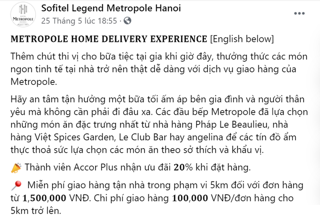 Phía sau việc loạt khách sạn 5 sao từng phục vụ nguyên thủ các nước chuyển sang bán đồ ăn sang chảnh ship tận nhà - Ảnh 4.