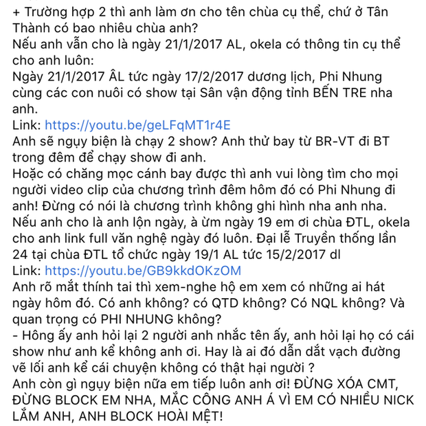 Lưu Chấn Long cuối cùng đã tung bằng chứng xác thực vụ Phi Nhung hét giá cát-xê cắt cổ, thách nữ ca sĩ khởi kiện - Ảnh 4.