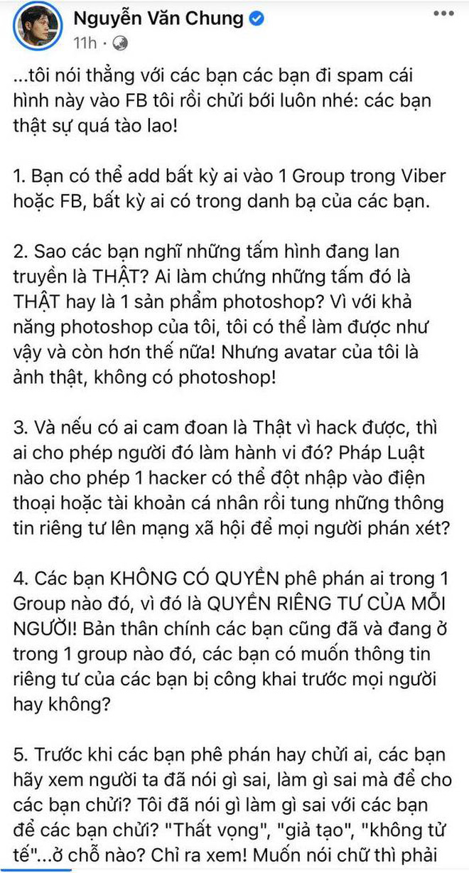 Đã có 7 sao Việt lên tiếng về chatroom Nghệ sĩ Việt chuyên nói xấu: Phương Thanh mâu thuẫn, Hiếu Hiền - Diễm Thùy tỏ thái độ khi bị kết nạp - Ảnh 5.