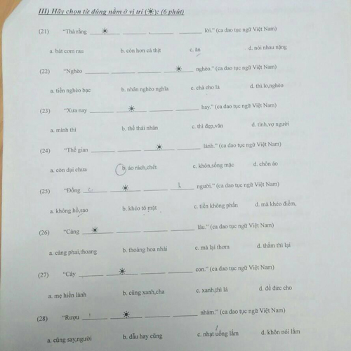 Bài kiểm tra tiếng Việt cho người nước ngoài toàn ca dao tục ngữ, dân bản địa cũng tiền đình vì khó - Ảnh 1.
