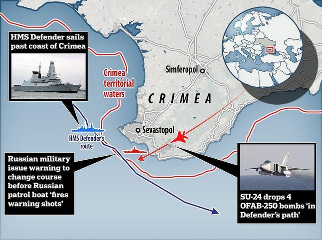 Tướng Nga nghi khu trục Anh tiến sát Crimea với mục đích do thám - Ảnh 1.