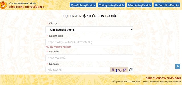 Tra cứu điểm thi vào lớp 10 THPT năm 2021 của Hà Nội tại đây - Ảnh 1.