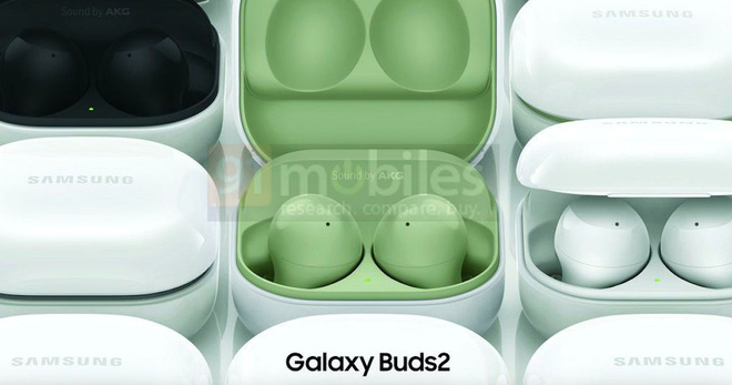 Galaxy Buds 2 lộ diện: Thiết kế giống Buds Pro, nhiều màu sắc, không có chống ồn, ra mắt cùng Galaxy Z Fold3 - Ảnh 1.
