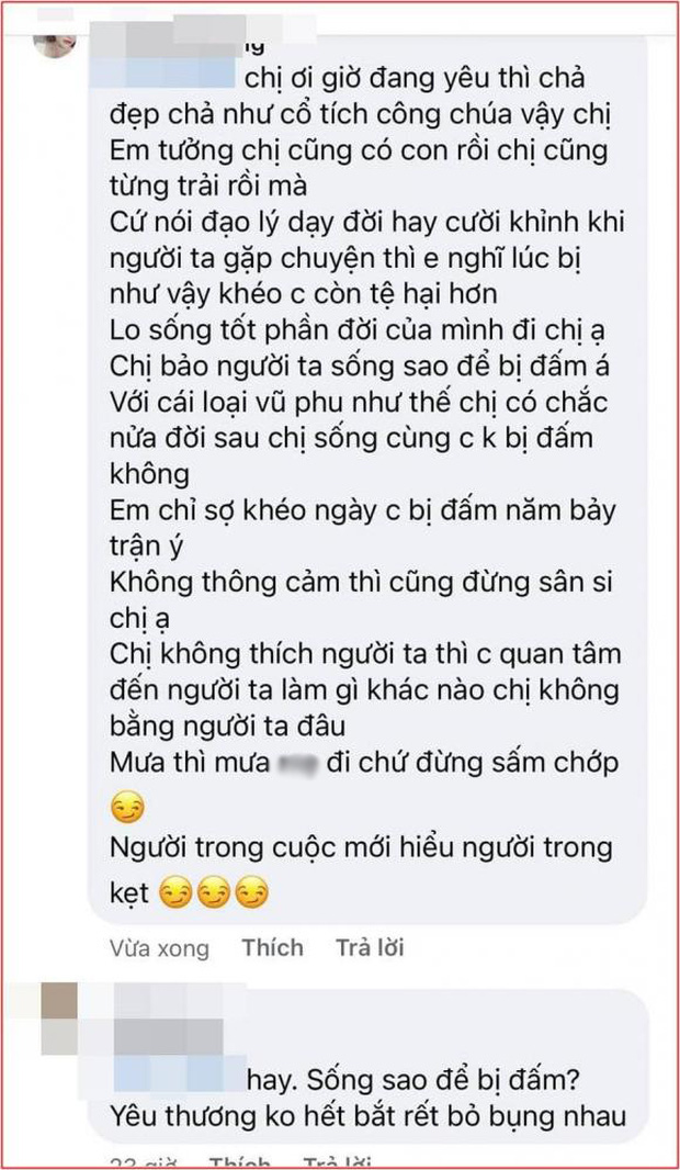 Cô Xuyến Hoàng Yến viết tâm thư dài đáp thẳng người yêu mới của chồng cũ: Nếu lỡ bị đánh, sống chết cũng phải bỏ ngay em nhé - Ảnh 3.