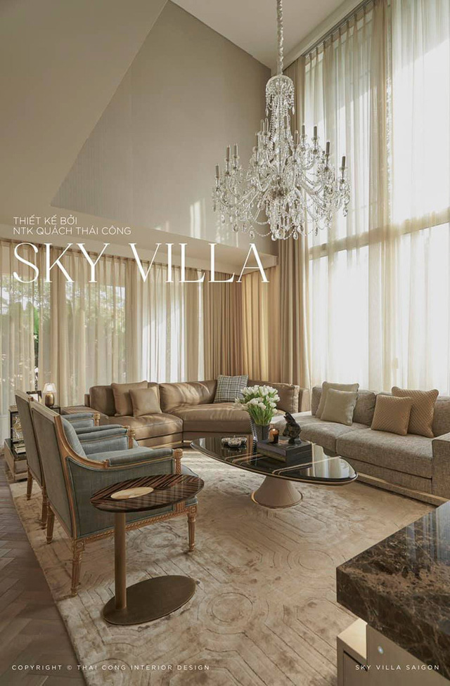 Nữ đại gia thuê Thái Công thiết kế sky villa 200 tỷ: Tôi hạnh phúc khi soi mình trong chiếc gương 2 tỷ - Ảnh 3.