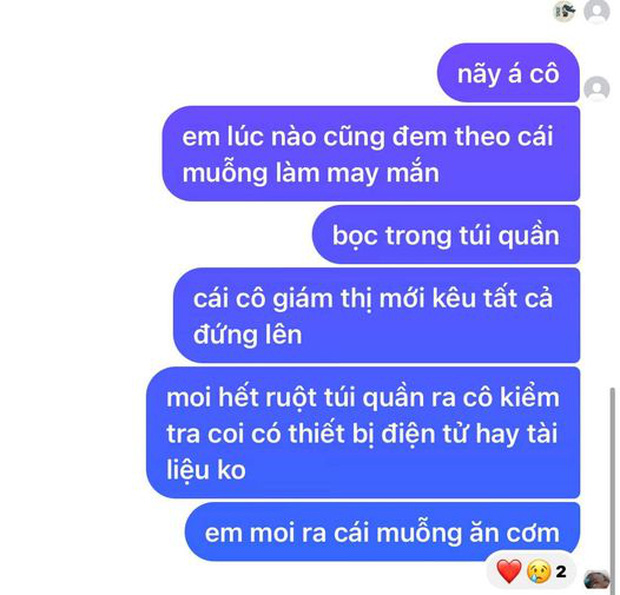 Bị yêu cầu lôi hết đồ trong túi quần ra, nam sinh 2k3 lôi ra 1 thứ quê muốn độn thổ khiến giám thị cười nắc nẻ - Ảnh 1.