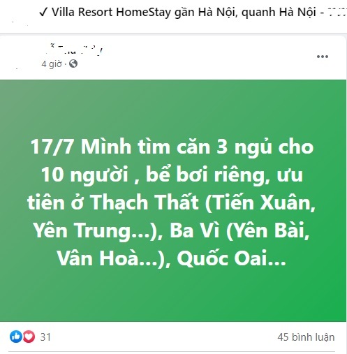 Khách Hà Nội ào ào đặt villa nghỉ dưỡng đến cháy phòng rồi ồ ạt hủy, bán lại - Ảnh 1.