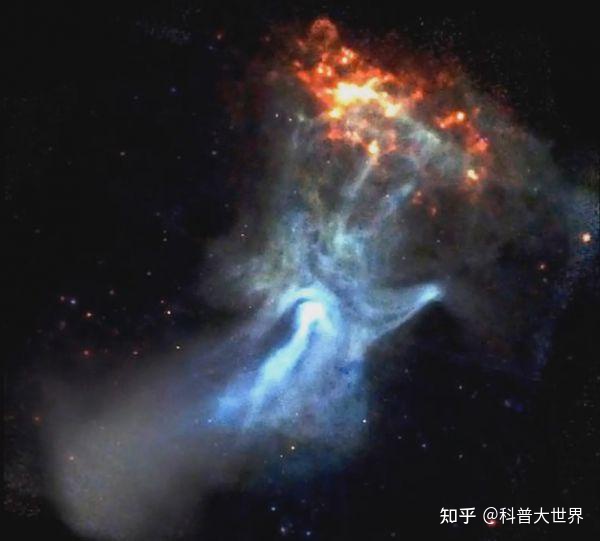 Các nhà thiên văn học đã phát hiện ra một bàn tay ma khổng lồ dài 150 năm ánh sáng - Ảnh 2.
