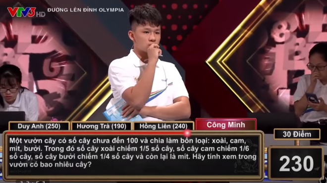 Nam sinh Olympia mếu máo trên sân khấu, ôm mặt khóc nức nở sau khi giành chiến thắng với lý do không tưởng - Ảnh 1.