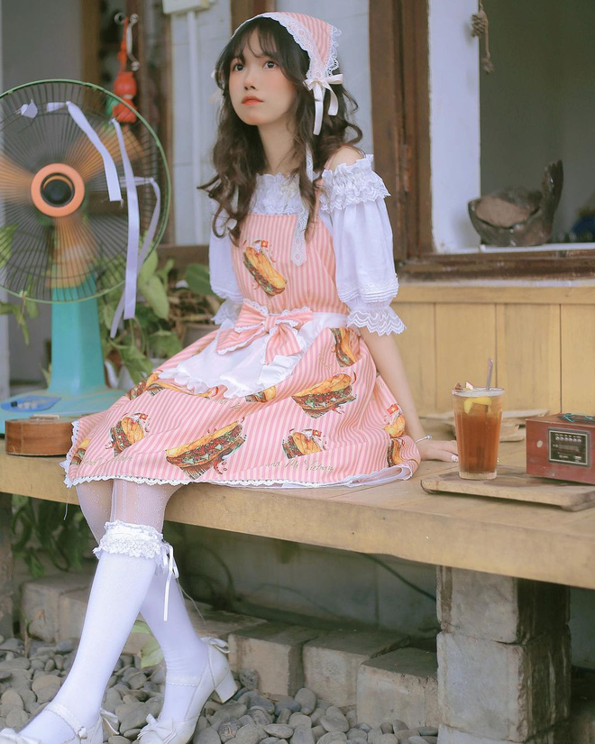 Mua Bộ đầm lolita hai dây đính nơ và áo thời trang mùa hè mới dành cho nữ  sinh có bán lẻ - Yeep