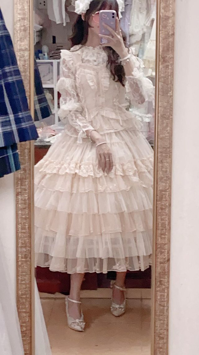 SẴN ĐEN VáyĐầm Lolita Princess OP Dáng Xoè  Kèm Ảnh Thật váy đầm công  chúadự tiệc tiểu thư nàng thơ sang chảnh  Shopee Việt Nam