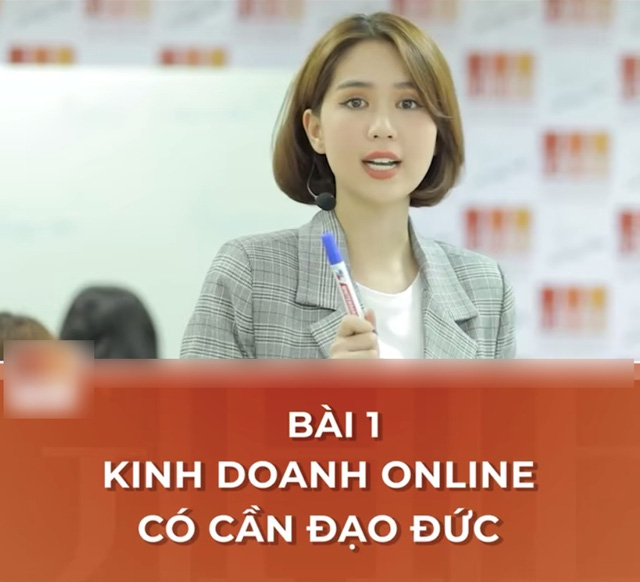 CEO Ngọc Trinh nghiêm túc giảng bài: Kinh doanh online cần có đạo đức - Ảnh 4.