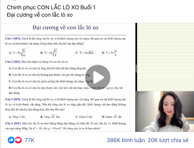 Chân dung nữ giáo viên nửa đêm dạy online có hàng chục nghìn người xem, nhiều cái tên nổi tiếng cũng theo dõi