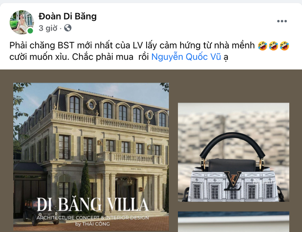 Đoàn Di Băng phát hiện Louis Vuitton nhái toà lâu đài 200 tỷ của Thái Công thiết kế cho mình, ngạc nhiên chưa? - Ảnh 2.