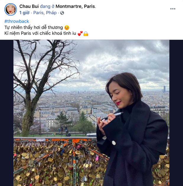 Châu Bùi bỗng nhớ kỷ niệm ở Paris và ổ khoá tình yêu, dân tình gọi tên Decao giữa ồn ào bồ cũ rapper số 1 lộ ảnh nóng - Ảnh 2.