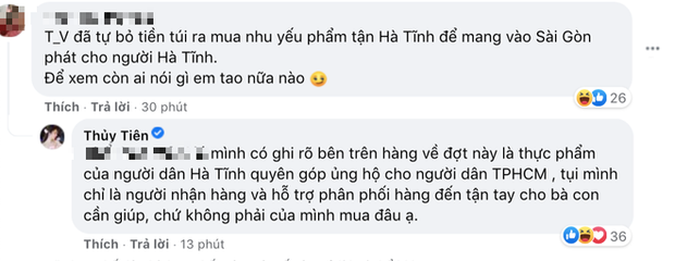 Viết tâm thư giải thích nhưng vẫn bị tố “nhận vơ” trăm tấn lương thực ủng hộ TP.HCM, Thuỷ Tiên van xin antifan làm điều này - Ảnh 4.