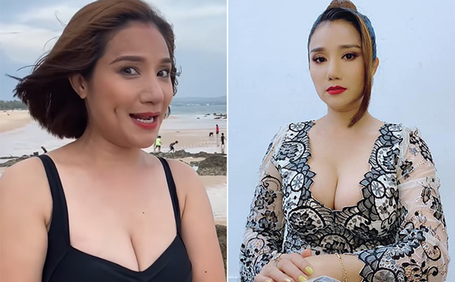 Vẻ gợi cảm gây bất ngờ của MC Cát Tường ở tuổi U50