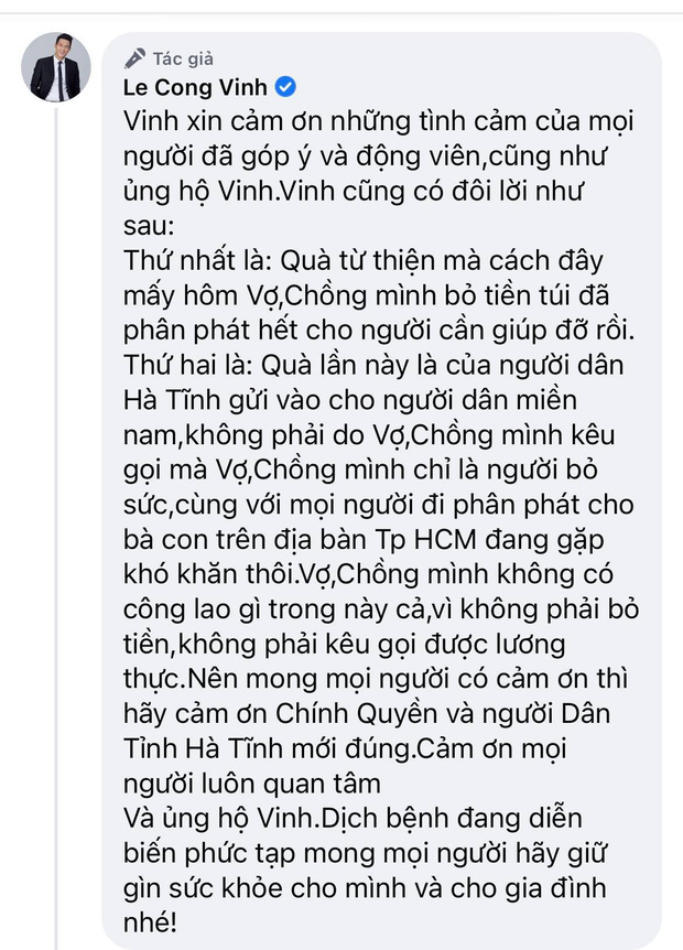 Công Vinh lên tiếng vạch rõ 2 điều quan trọng, Thuỷ Tiên tung bằng chứng “dằn mặt” khi bị tố nhận vơ 100 tấn lương thực - Ảnh 5.