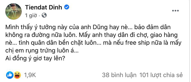 Đạo diễn Quang Dũng bị chỉ trích dữ dội vì đề xuất CSGT làm shipper mùa dịch, loạt sao Việt hưởng ứng cũng nhận “gạch đá” - Ảnh 3.