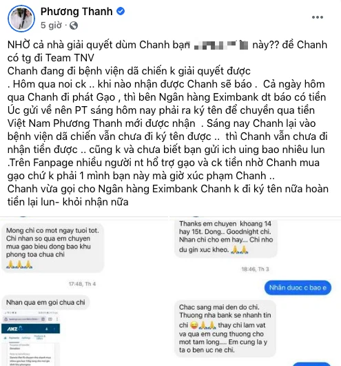 Ca sĩ Phương Thanh bức xúc khi bị mắng là từ thiện lừa đảo - Ảnh 1. Ca sĩ Phương Thanh bức xúc khi bị mắng là từ thiện lừa đảo - Ảnh 1.