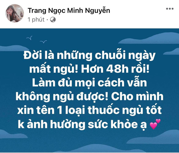 Lương Minh Trang hé lộ tình trạng sức khoẻ đáng lo sau 2 ngày chìm trong drama với Vinh Râu, nhưng sao lại xóa đi thế này? - Ảnh 1.