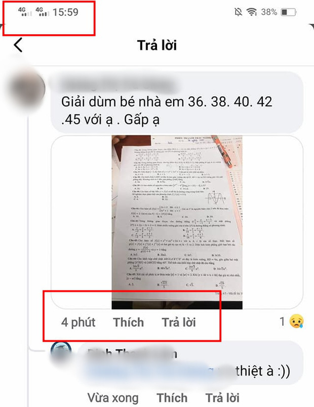 Đã xác định được địa điểm thi nơi thí sinh lén chụp ảnh đề Toán gửi ra ngoài, nhờ người thân làm - Ảnh 1.