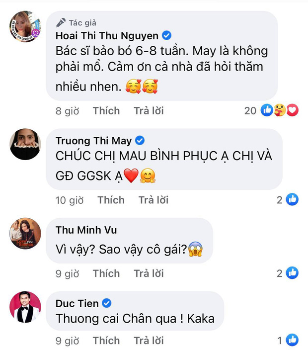 Hoa hậu Thu Hoài gặp chấn thương nghiêm trọng ở Mỹ, Hari Won - Mai Hồ cùng dàn sao Việt đồng loạt lo lắng hỏi thăm - Ảnh 3.