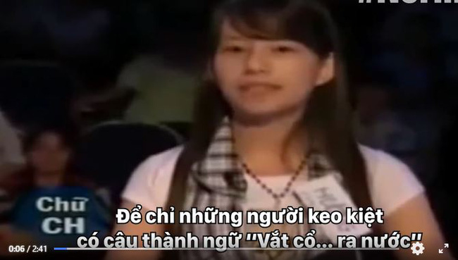 10 năm trước cô gái này lỡ nói sai 1 câu thành ngữ trên sóng VTV3, khiến cả MC lẫn khán giả chê cười ngượng tím mặt - Ảnh 2.